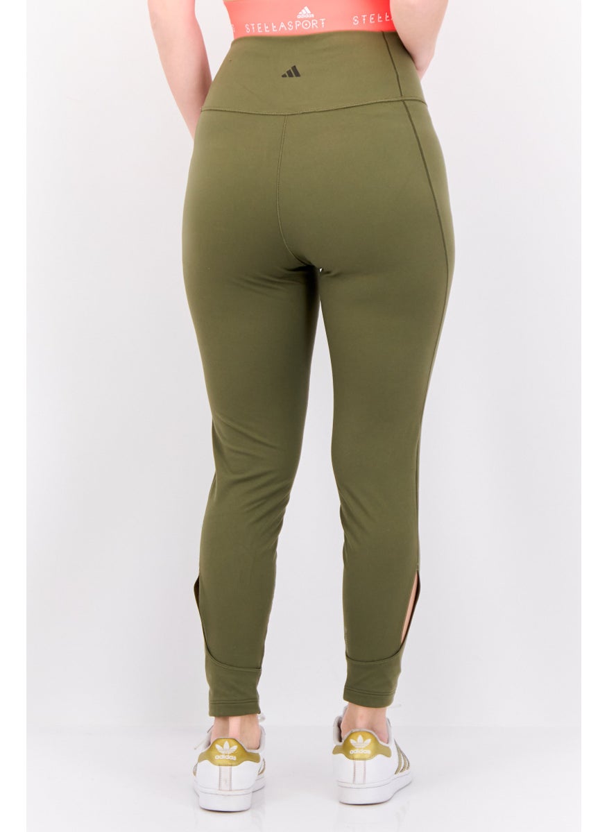 Adidas Women Tight Fit Training Leggings, Olive  - Image 2