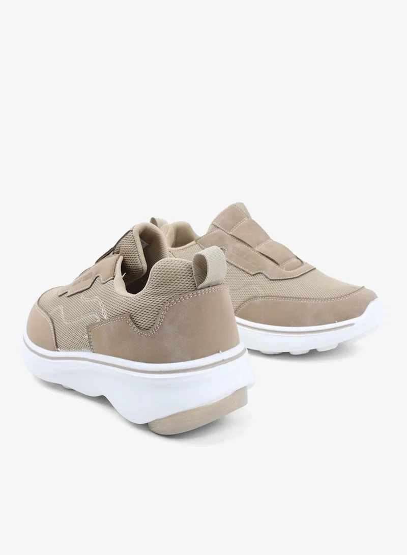 Walk Well KHAKI Walk Well Comfortable Everyday Casual Men's Shoes | Lightweight, Cushioned & Breathable Slip-On Sneakers for Men | Best Price UAE