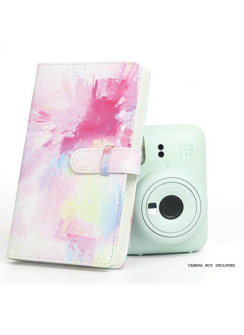 ZIKKON ZIKKON 2x3 inch Mini Photo Album108 Photo Pocket Storage Album for fujifilm Instax mini film used in Mini 12119 90 9970Liplay Evo 3 Photo CardsTickets Business CardsPink Tie Dye  - Image 4