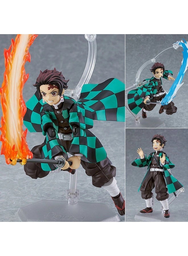 عام شيطان القاتل كامادو تانجيرو المنقولة دمية نموذج الديكور سطح المكتب الديكور لعبة هدية للعائلة والأصدقاء - Image 4