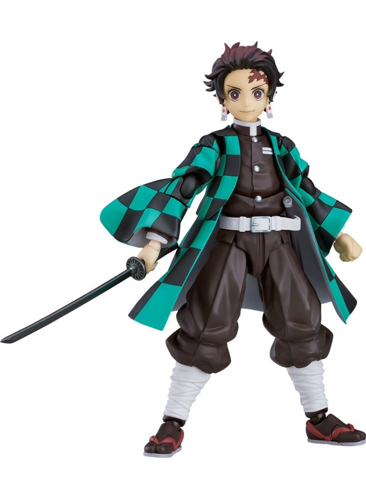 عام شيطان القاتل كامادو تانجيرو المنقولة دمية نموذج الديكور سطح المكتب الديكور لعبة هدية للعائلة والأصدقاء - Image 1