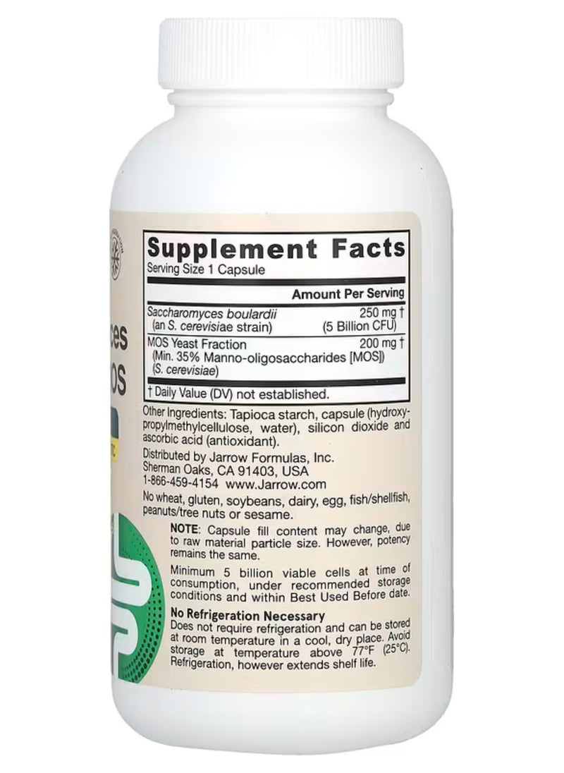 jarrow formulas Saccharomyces cerevisiae + Mannan Oligosaccharide Vegan 90 Veggie Capsules  - Image 2