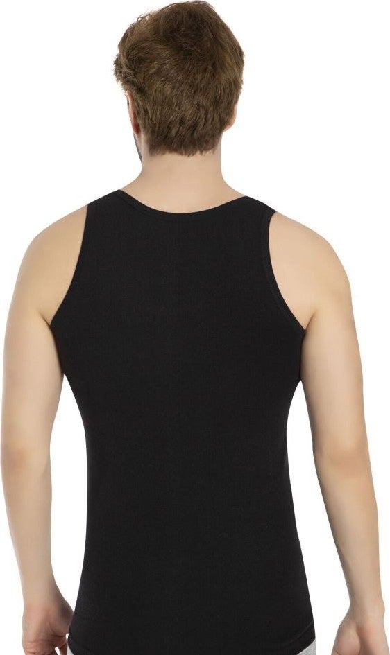 Bross Men's Cotton 2-Piece Undershirt 1008 ONL-02614  - Image 3
