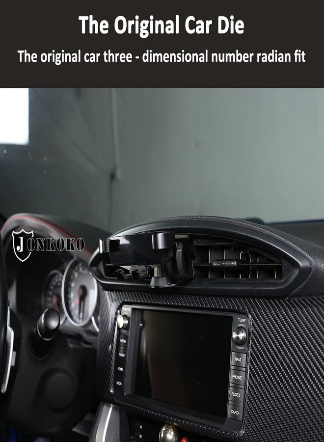 JONKOKO Alumium Alloy Adjustable Anti-Shake Stabilizer Phone Mount for Subaru BRZ Toyota 86 2013-2022 Car Mount Phone Holder Desk Stand (for BRZ 86 2013-2020-B) - Image 3