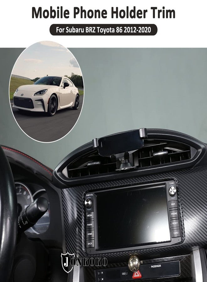 JONKOKO Alumium Alloy Adjustable Anti-Shake Stabilizer Phone Mount for Subaru BRZ Toyota 86 2013-2022 Car Mount Phone Holder Desk Stand (for BRZ 86 2013-2020-B) - Image 4