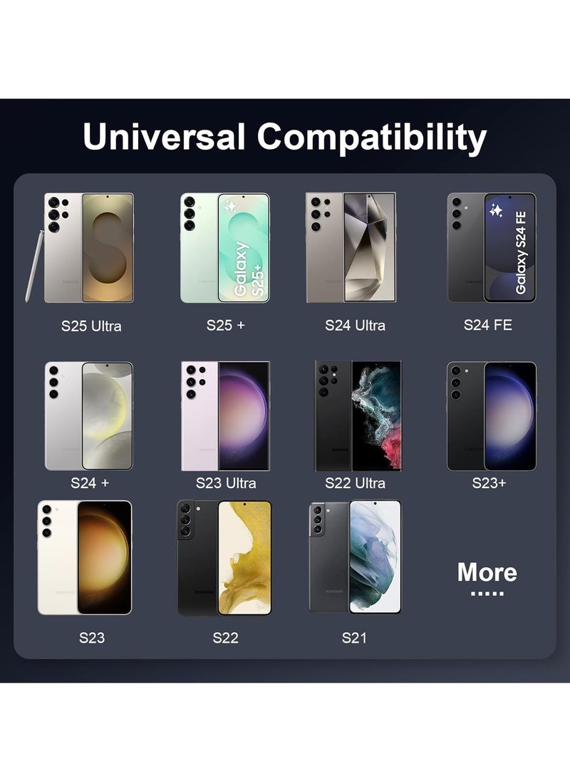 ماركة غير محددة - شاحن PD فائق السرعة 45 وات USB-C - متوافق مع S24، S23، S22، S21، S20 Ultra، S24+، S23+، S22+، S21+، A53، A15، A55، A54 - محول طاقة من النوع C. - Image 1