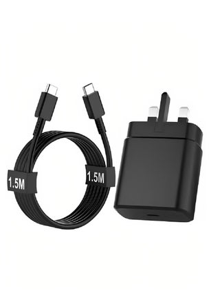 45W USB C Super Fast Charging Charger with 1 m Cable - Compatible with S24 S23 S22 S21 S20 Ultra, S24+ S23+ S22+ S21+, A53, A15, A 55, A54 - Type C Power Adapter - pzsku/Z64ECD1618D6A25BFA748Z/45/1751365374/66e9d4d6-d9a4-4649-911e-b43f470a23d8