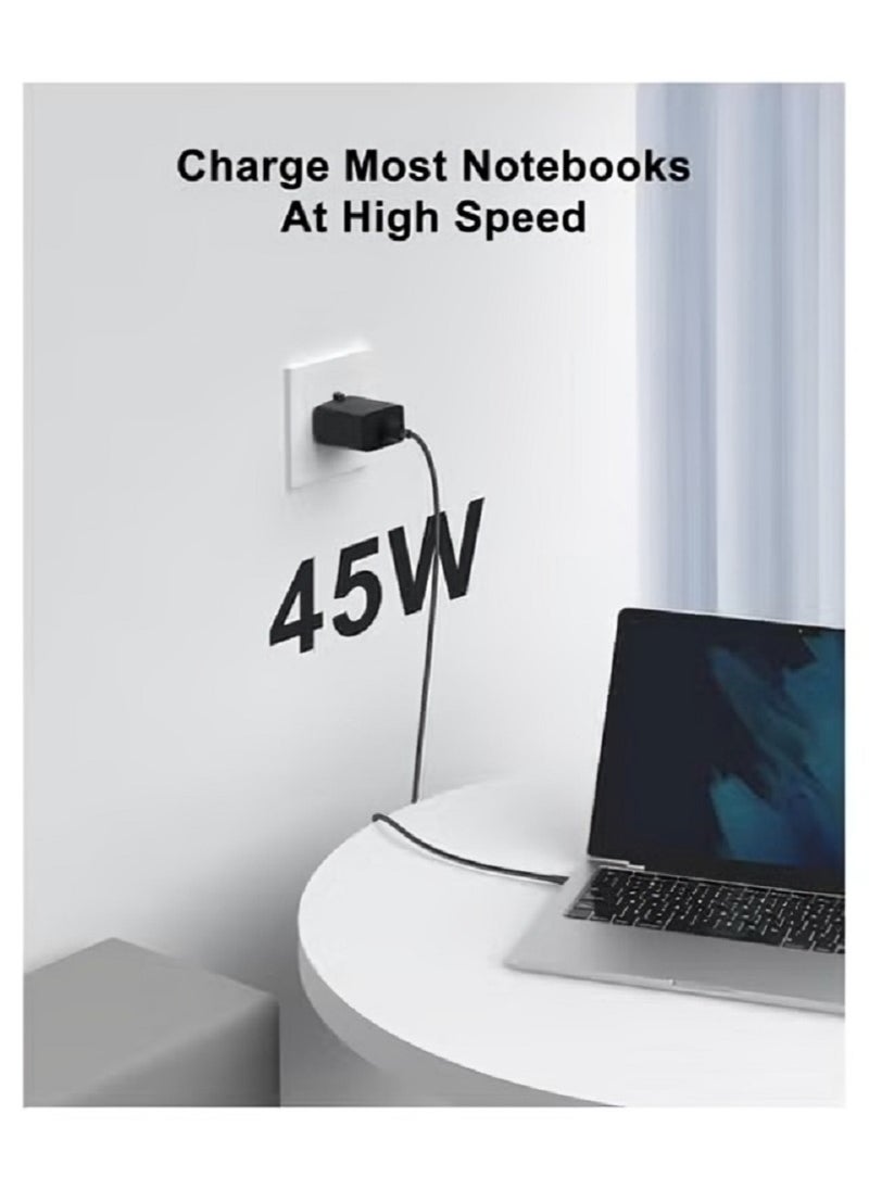 45W USB C Super Fast Charging Charger with 1 m Cable - Compatible with S24 S23 S22 S21 S20 Ultra, S24+ S23+ S22+ S21+, A53, A15, A 55, A54 - Type C Power Adapter
