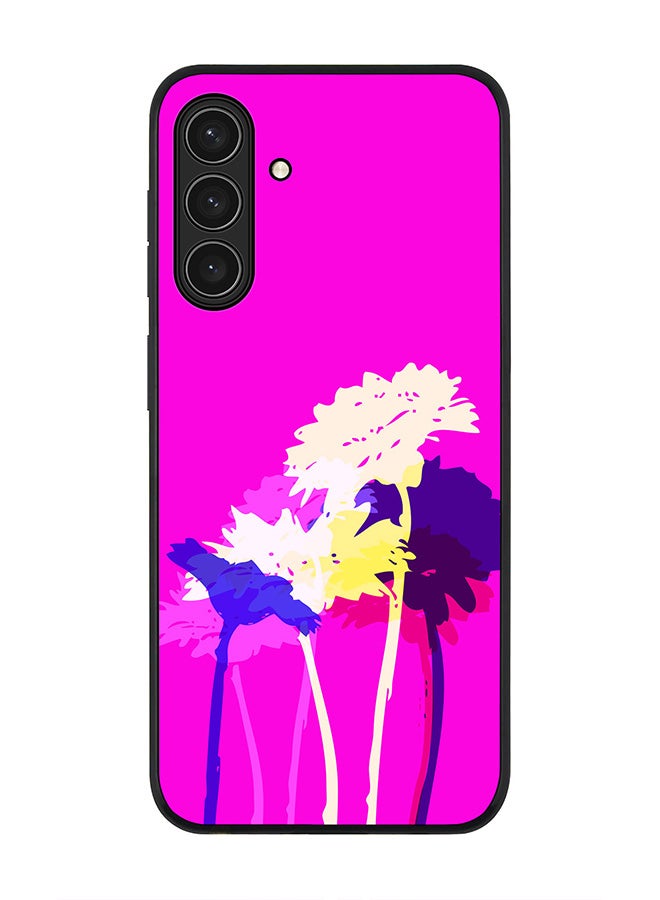 For Samsung Galaxy A17 / A17 4G Case,Slim fit Camera Protection, Shockproof Thin Phone cover  - Bleeding Flowers (Pink)