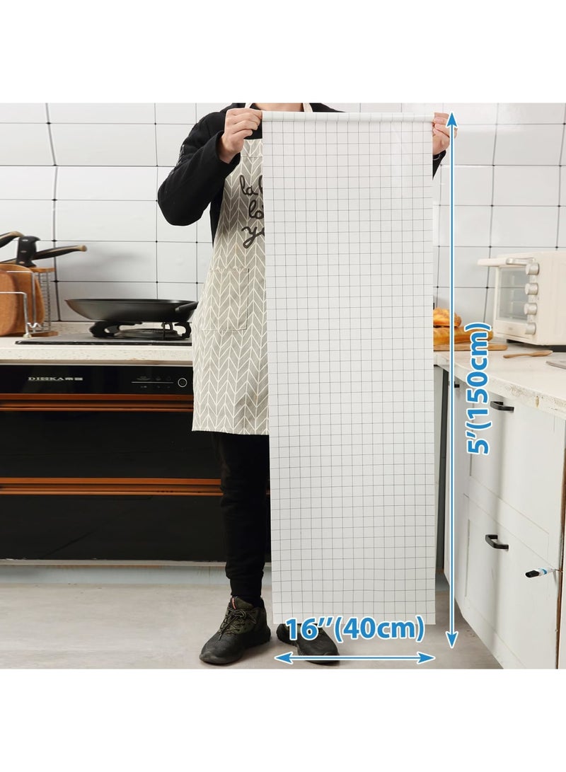 SOLARAE Silicone Baking Mat Roll, 16IN*5FT Free Cutting, Non-Slip Pastry Mat, Non-Stick Reusable Air Fryer Liner, Oven Liners, Counter Mat, Freeze Dryer Mat, Easily Cut to Size, Fit All Ovens Pans - Image 3