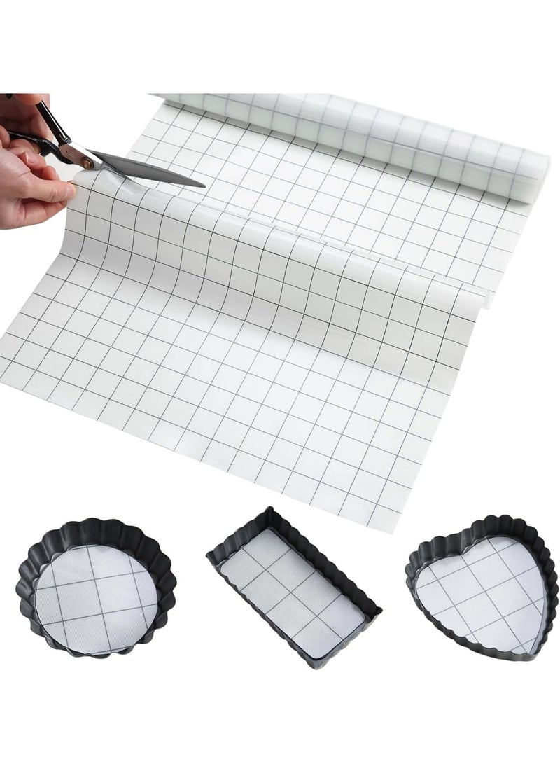 SOLARAE Silicone Baking Mat Roll, 16IN*5FT Free Cutting, Non-Slip Pastry Mat, Non-Stick Reusable Air Fryer Liner, Oven Liners, Counter Mat, Freeze Dryer Mat, Easily Cut to Size, Fit All Ovens Pans - Image 1