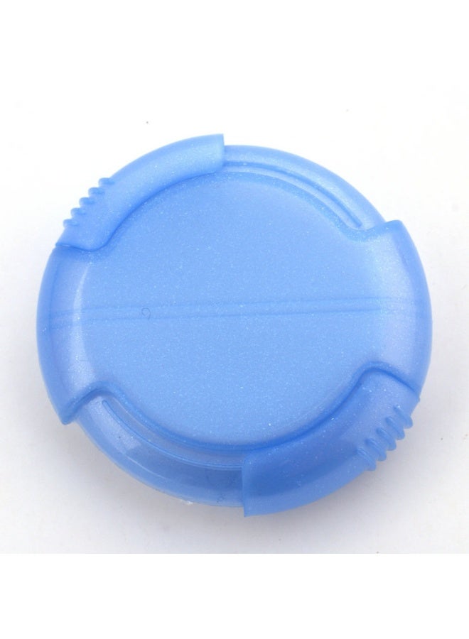 NeeMee Round Dual-Compartment Pill Organizer - Stylish Design for Convenient Storage - Image 2