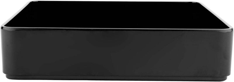 GET ML85BK Milano Square Bowl 57 Quart Black - Image 3