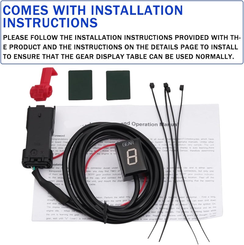 Vuzmode Motorcycle Gear Shift Indicator - Image 5