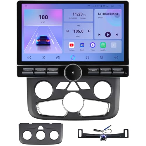 AINAVI 10 inch Touchscreen Car Stereo Radio for Dodge Ram 1500 2500 3500 2013-2018(Manual & Auto AC) Replacement Dash Kit w/Wired Wireless CarPlay Android Auto GPS Navigation - Image 1