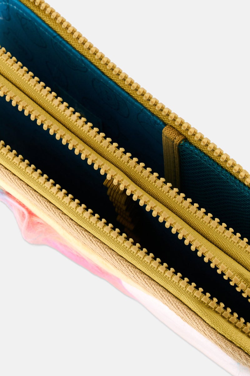 Squishmallows حافظة أقلام مطرزة للبنات 22 سم ارتفاع x 16 سم طول x 3 سم عرض، مجموعة صفراء - Image 3