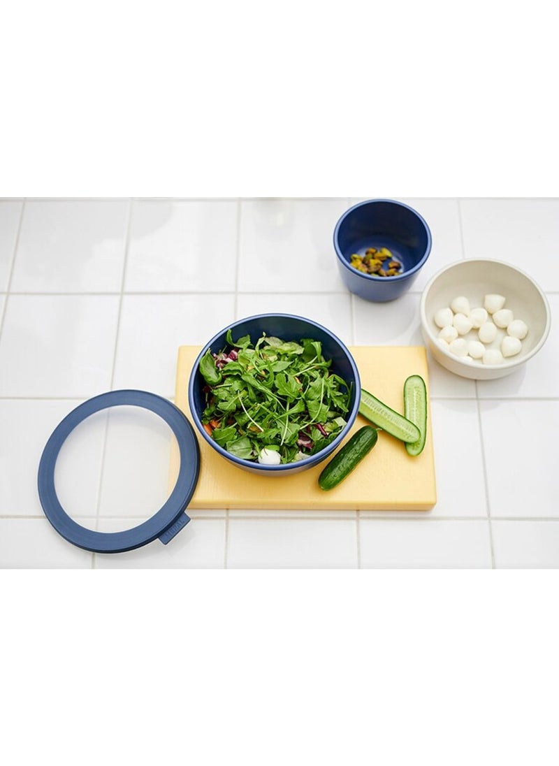 Mepal Multi Bowl Cirqula Round Food Container 3000 Ml - Noedic black  - Image 4