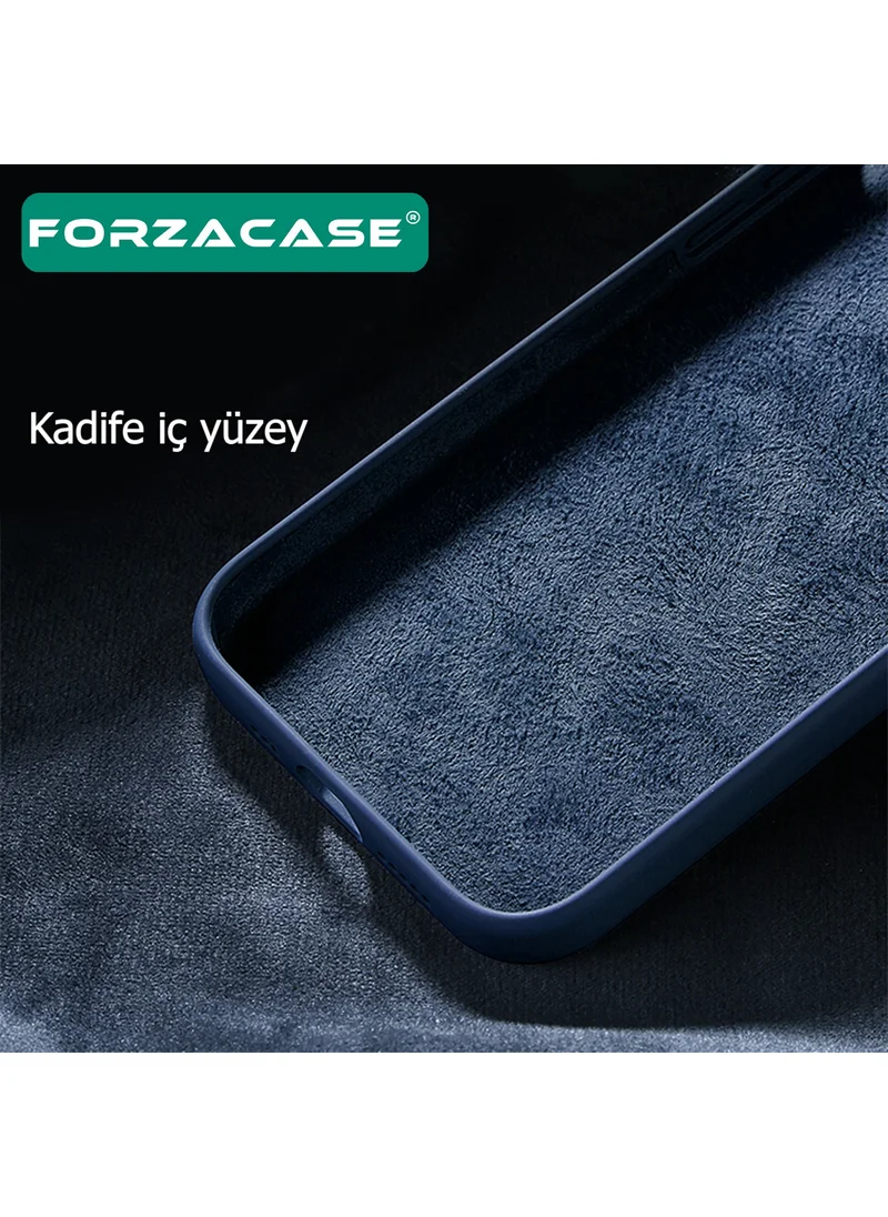 Forzacase iPhone 14 Pro Max Compatible Liquid Series Velvet Launch Silicone Case