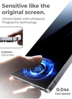 glassology Samsung Galaxy S24+ Screen Protector 2 Pack - 6.7'' with Easy Installation Frame High-Grade Shockproof Protection Anti-Fingerprint & Smudge HD Clarity  - Image 5