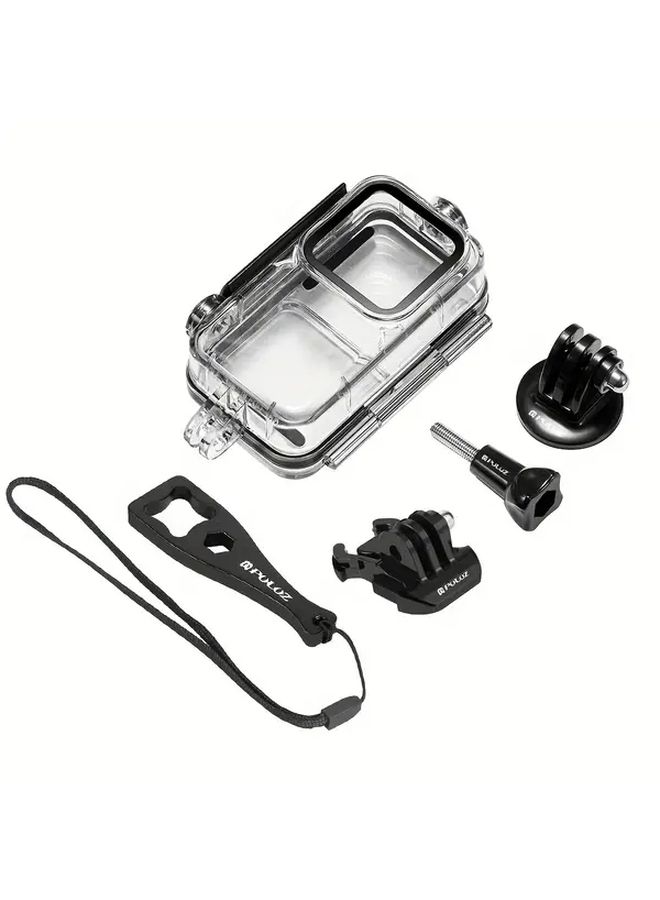 Waterproof Housing For DJI Action 2 Camera Unit Transparent Diving Case Adjustable Mount - Image 5