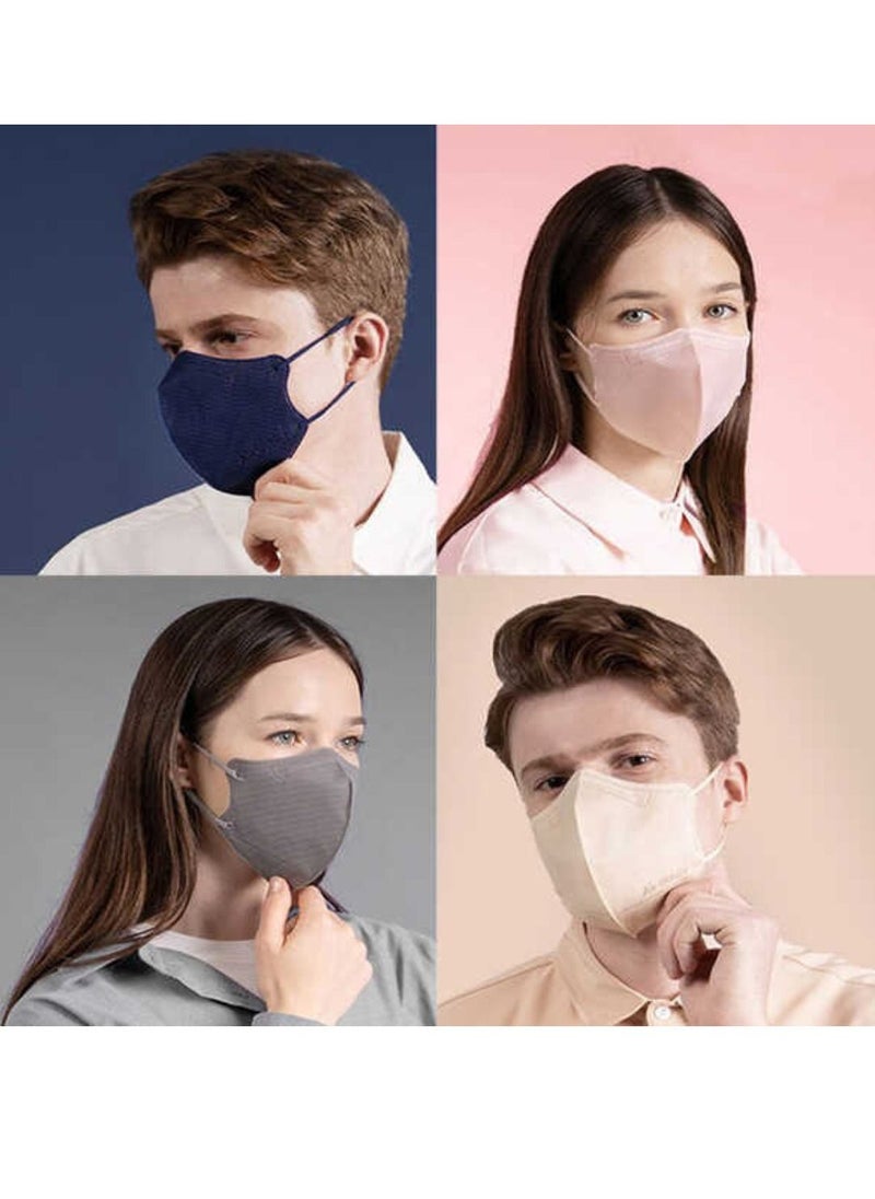 Air QUEEN Pack Of 8 Pieces Air Queen Neo Nanofiber Filter Face Mask Mix Colors  - Image 1