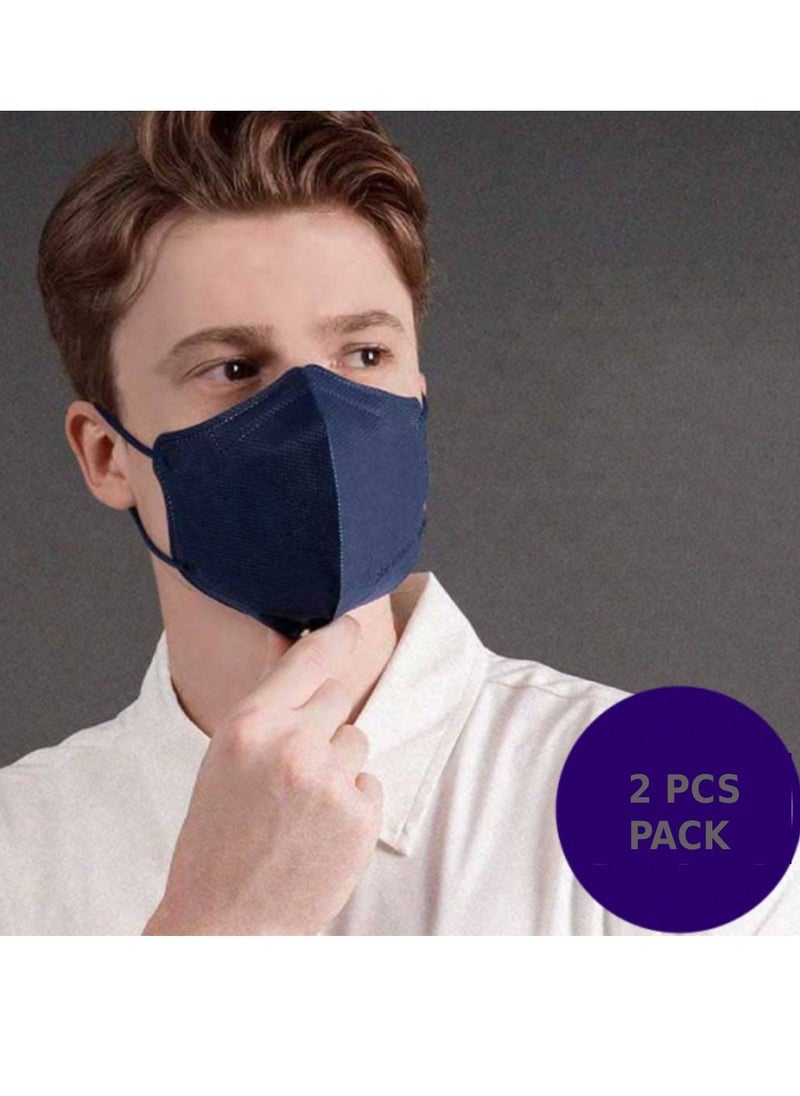 Air QUEEN Pack Of 8 Pieces Air Queen Neo Nanofiber Filter Face Mask Mix Colors  - Image 3