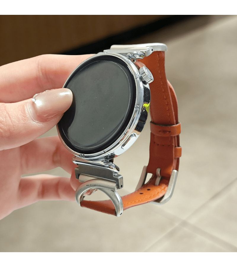 Mixed Colors 22mm Synthetic Leather Watch Strap For Huawei GT6 GT4 Fit4 Fit3 - Image 5