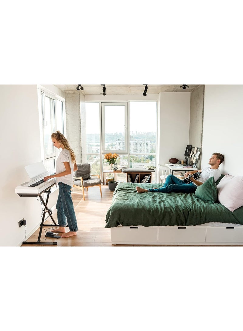 igeekwell دواسة الاستدامة للبيانو، دواسة قدم للبيانو مع مفتاح قطبية لجميع العلامات التجارية من الآلات الموسيقية الإلكترونية، لوحات مفاتيح MIDI، البيانو الرقمي، ياماها، كاسيو، رولاند والمزيد، مع كابل بطول 1.9 متر - Image 5