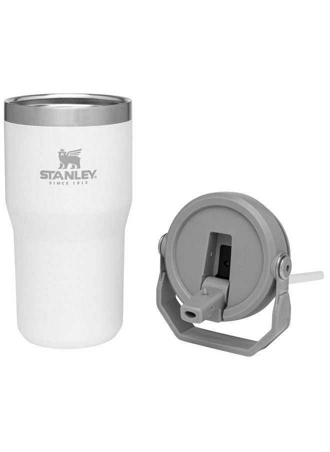 Stanley - Stanley IceFlow Stainless Steel Tumbler with Straw - Vacuum Insulated Water Bottle for Home, Office or Car - Reusable Cup with Straw Leak Resistant Flip - Cold for 12 Hours or Iced for 2 Days (Polar) - Image 1