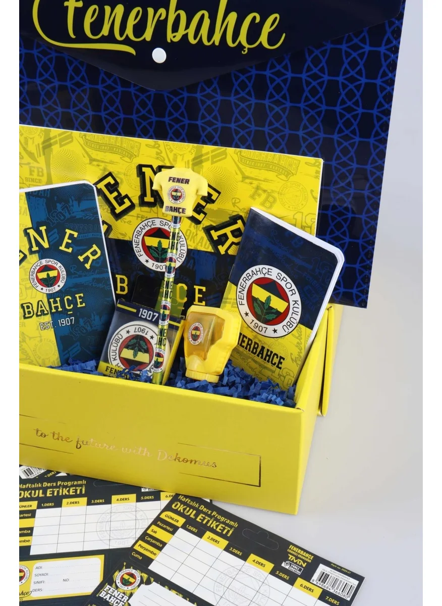 Fenerbahçe Dekomus with Special Box New Season Licensed Full Stationery Set