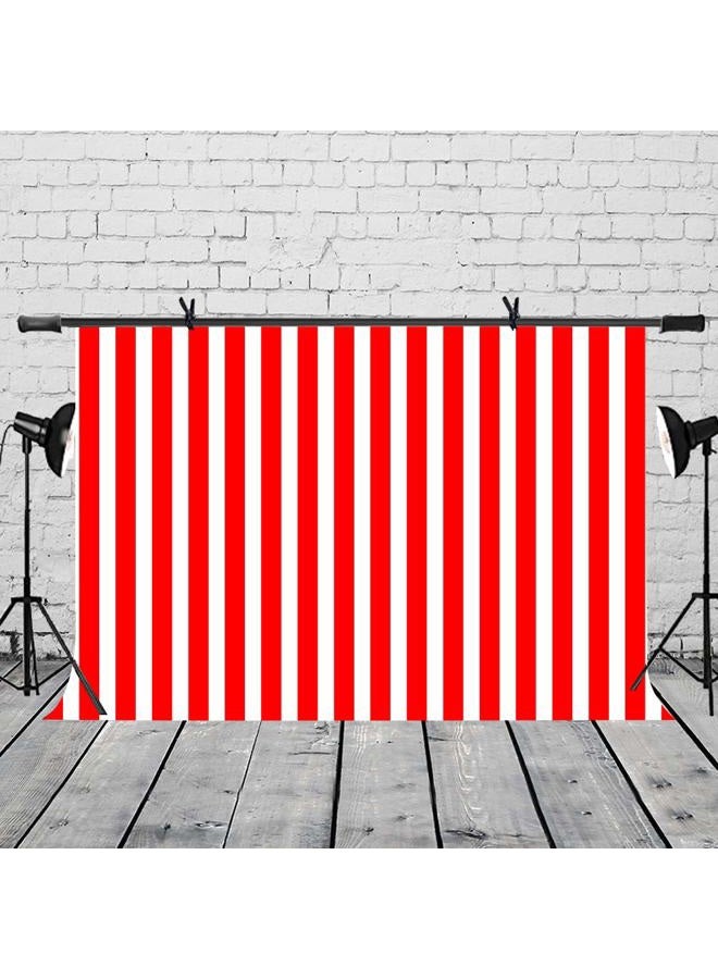 LYLYCTY 7x5 Birthady Backdrop Movie Theater Themed Party Decorations Big Top Circus Theme Party Supplies Banner Red and White Striped Background LYZY0503 - Image 3