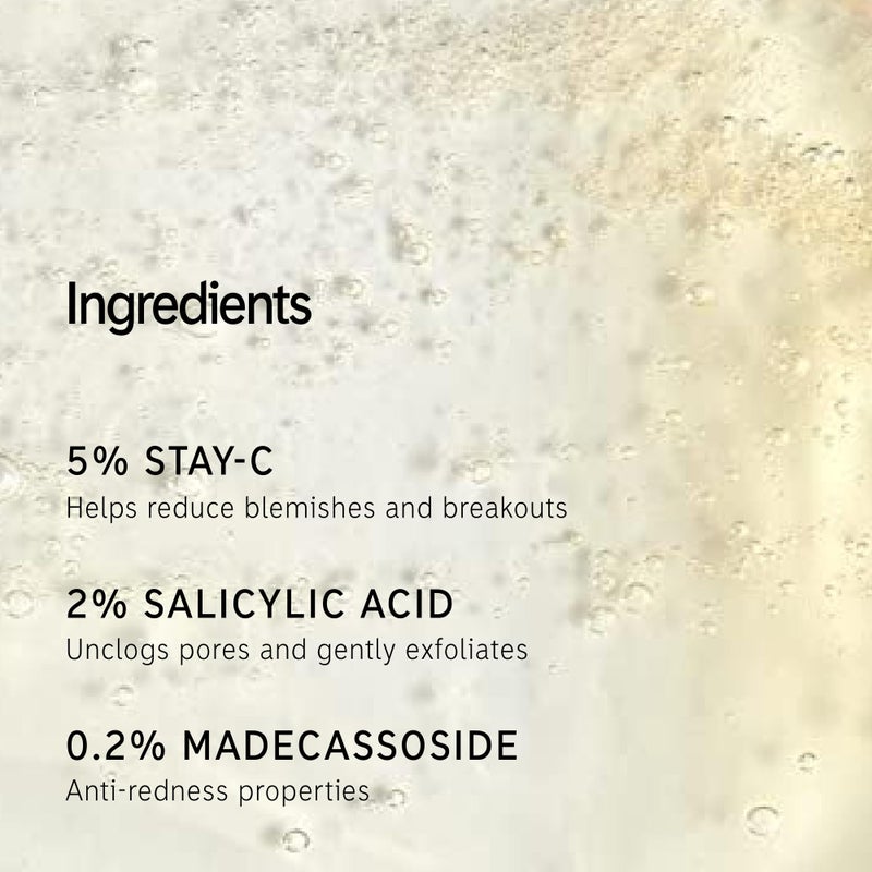 The INKEY List سيروم INKEY List C-50 30 مل، علاج ليلي للبثور، يفتح المسام، خالي من العطور، مناسب لجميع أنواع البشرة الدهنية - Image 5