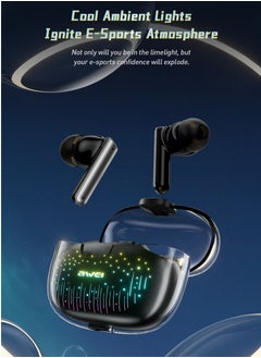Awei Wireless Bluetooth Earbuds with Noise Cancelling, Compatible with iPhone & Android, Waterproof and Ideal for Gaming with Microphone - Enjoy Sound  - Image 3