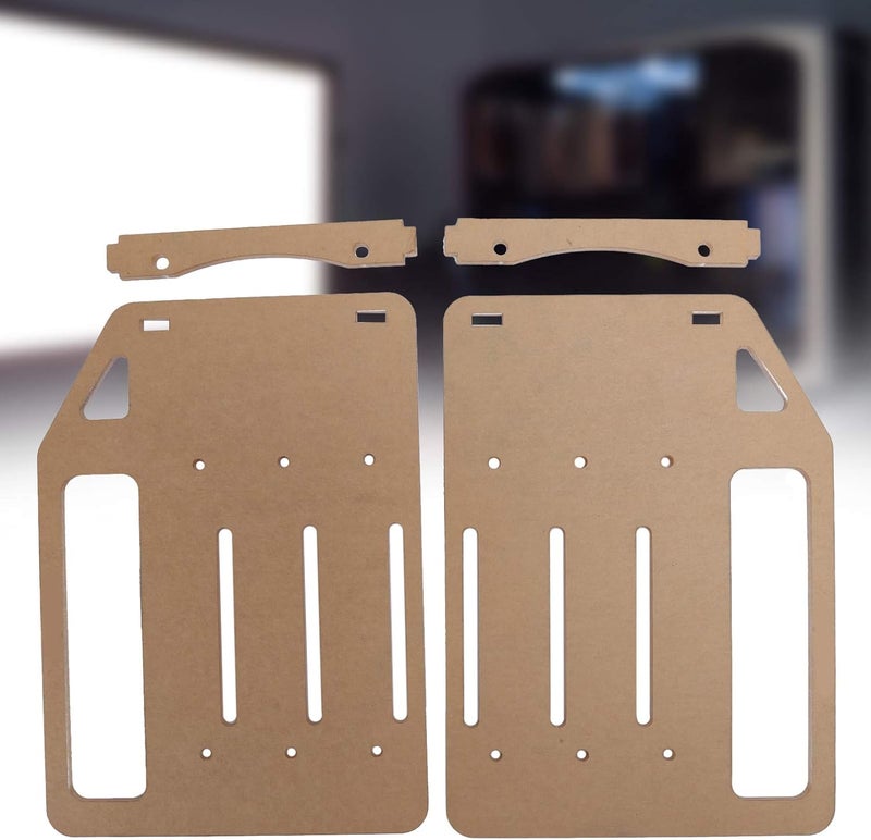 Hard Drive Acrylic Bracket, 3.5 Inch Hard Drive Stand, Transparent DIY Rack Cage for 3 HDDs and 8cm Fan, Includes Mounting Screws and Drawing for PC Enthusiasts - Image 5