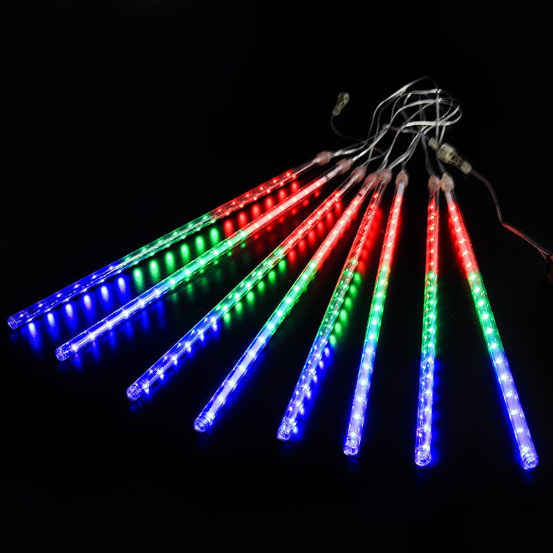 Led Solar Meteor Shower Lights, Starry Sky Holiday Outdoor Garden Hanging Tree String Lights for Holiday Decoration - Image 1