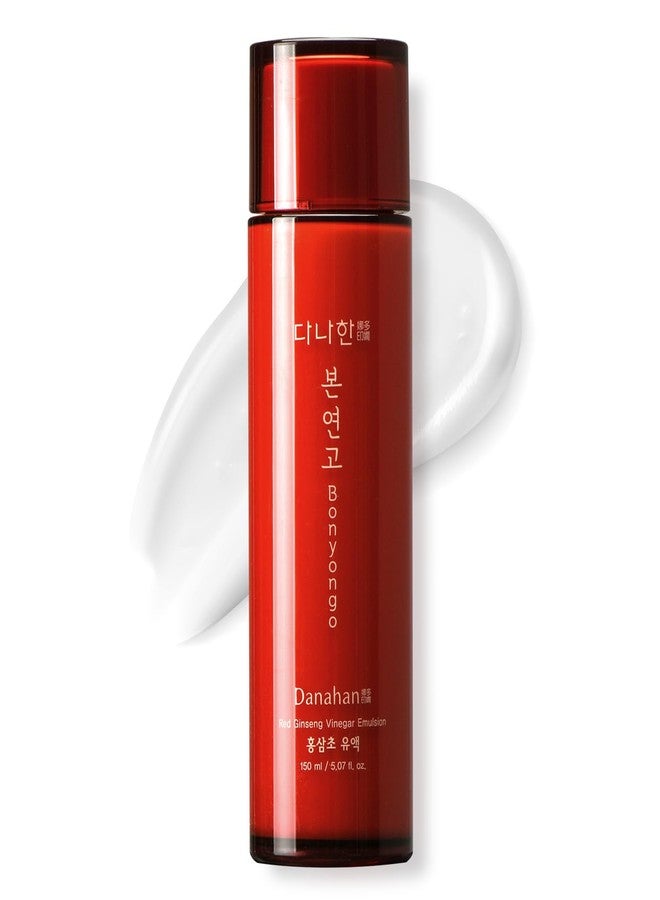 Danahan Bonyongo Red Ginseng Vinegar Emulsion - Hydrating and Firming Face Lotion for Smooth, Youthful Skin - Intensive Nourishing with Fermented Red Ginseng - Korean Skincare, 5.07 fl.oz. - Image 1