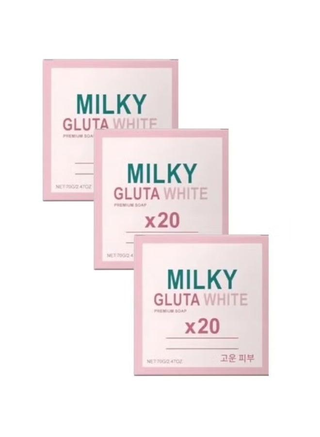 Gluta White X20 Premium Soap 75gm  3 Pieces