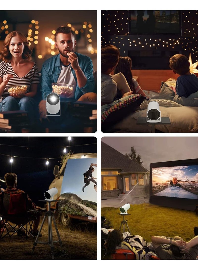 جهاز عرض صغير محمول – واي فاي 5G، بلوتوث 5.0، نظام أندرويد 11 ذكي، سطوع 8500 لومن، LED بدقة 4K وفول اتش دي 1080 بكسل (فيش الاتحاد الأوروبي) - Image 2