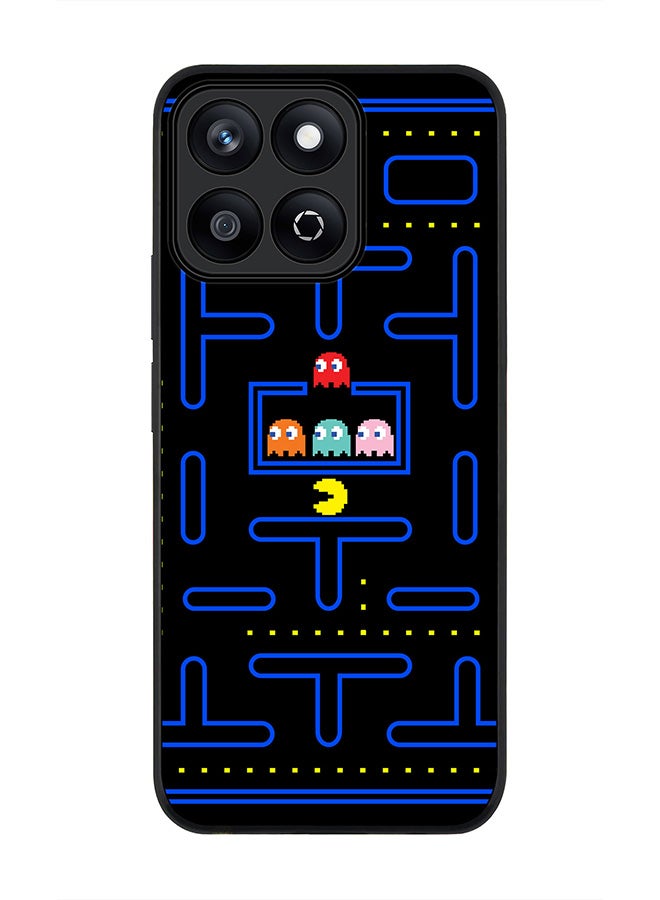 Stylizedd For Honor X7c 4G Case,Slim fit Camera Protection, Shockproof Thin Phone cover  - Pacman - Image 1