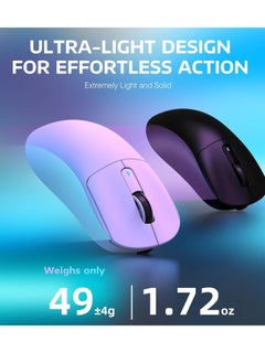 X3 Lightweight Wireless Gaming Mouse with Tri-Mode 2.4G/USB-C Wired/Bluetooth,Up to 26K DPI, PAW3395 Optical Sensor,5 programmable Buttons for PC/Laptop/Win/Mac - pzsku/Z64EDC4D00EE0603F535CZ/45/_/1739006350/09c27150-5ef9-4fac-b9ef-1d68b835a674