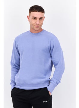 Champion Men Sportswear Fit Long Sleeve Outdoor Sweatshirts, Light Purple  - Image 1