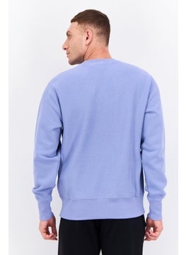 Champion Men Sportswear Fit Long Sleeve Outdoor Sweatshirts, Light Purple  - Image 3