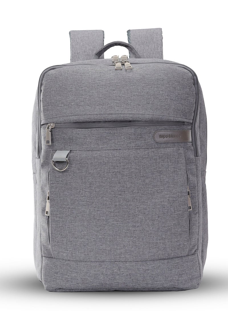 Lupo bianco Multi-Pocket Backpack - Grey  - Image 1