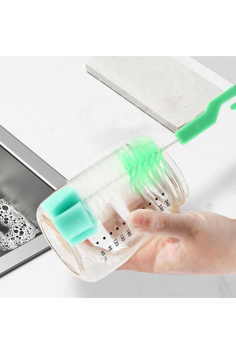 إسفنج فرشاة الزجاجة فرشاة الحلمة مزيج فرشاة الزجاجة الماء العازل فرشاة المنزل ديكور - Image 3