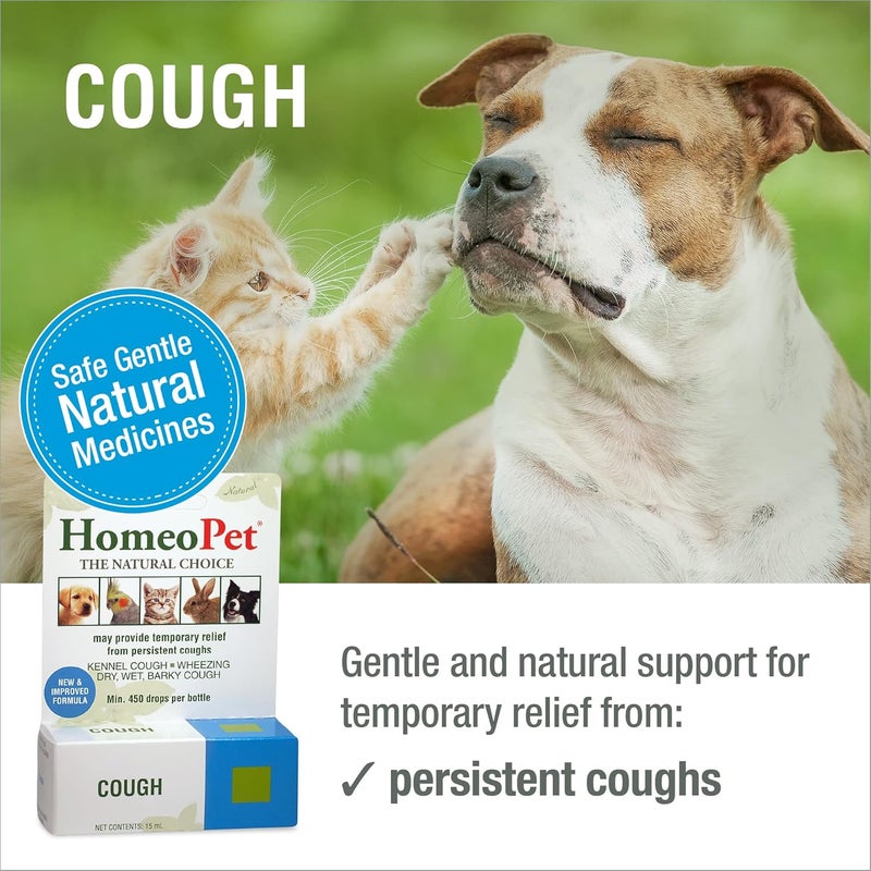 HomeoPet Cough Medicine for Pets - 15ml Natural Relief for Persistent Coughs - Image 2