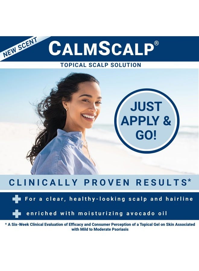CalmScalp علاج فروة الرأس | تخفيف الحكة | يقشر القشور ورقائق الشعر | يعزز بيئة صحية لنمو الشعر | صنع في الولايات المتحدة الأمريكية | 4 أونصات - Image 4