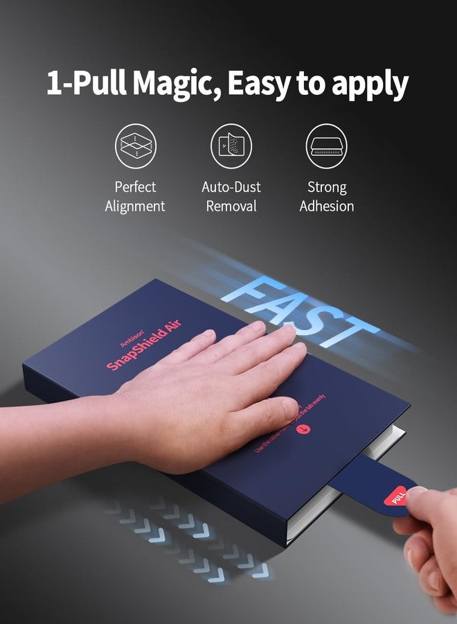 Ambison iPad 11./10. 2 Pack Screen Protector for Generation A16 (11/10.9 Inch, 2025/2022) |10X Strong Tempered Glass|Pro Alignment Tray |Apple Pen Support|Case Compatible|HD Clear|Bubble Free - Image 2