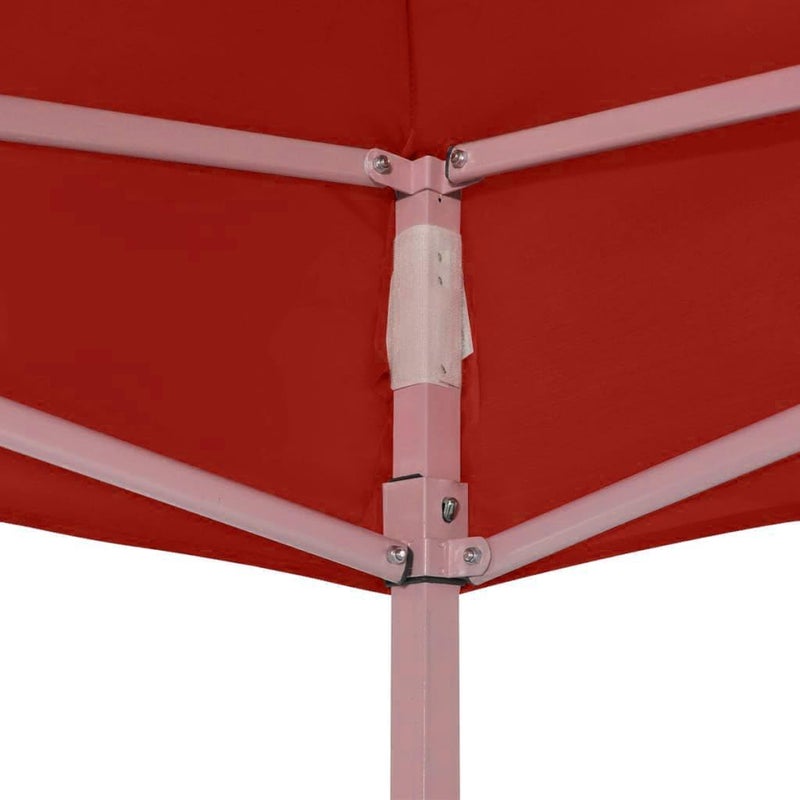 RAHAS Portable Gazebo Canopy Tent Foldable Popup Foldable Canopy TentPerfect for Outdoor Terrace Garden Red - Image 3