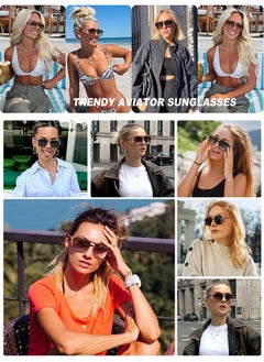 Sunglasses Men Women High Quality Sunglasses Aviator Metal Hinges Square Oversize Sunglass Men's Sun Glassess for Man Ladies Polarized 70s UV Protection Eye Glasses - pzsku/Z64EE63B1891404B24FDEZ/45/_/1723798885/2aba1ce6-95c0-403e-b398-943d9e1dccfc