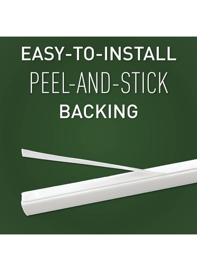 C2G Legrand - Wiremold Cord Cover, White Cord Hider for Wall Mount TV, 12 Foot (144 Inches) Cord Cover Floor or Cord Cover Wall to Hide TV Cords for Wall Mount TV, Conceals 3 Cords, C210  - Image 5